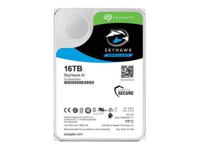 Seagate Technology - ST16000VE000 - Hard drive - 16 TB - internal - 3.5" - SATA 6Gb/s - buffer: 256 MB