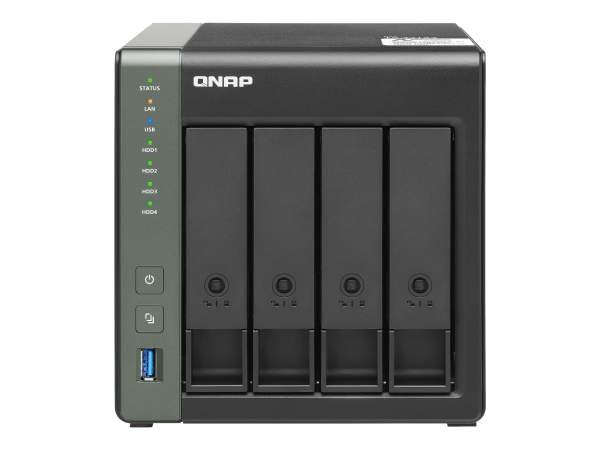 QNAP - TS-431X3-4G - NAS server - 4 bays - SATA 6Gb/s - RAID 0 1 5 6 10 - JBOD - RAM 4 GB - Gigabit Ethernet / 2.5 Gigabit Ethernet / 10 Gigabit Ethernet - iSCSI support