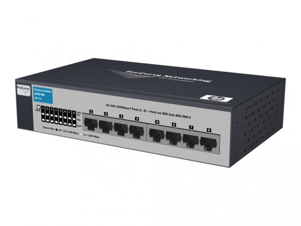 HPE - J9077A - ProCurve V1400-8G Switch - Interruttore - WLAN 1 Gbps - 8-port 1 he - In modalita wireless Modulo plug-in