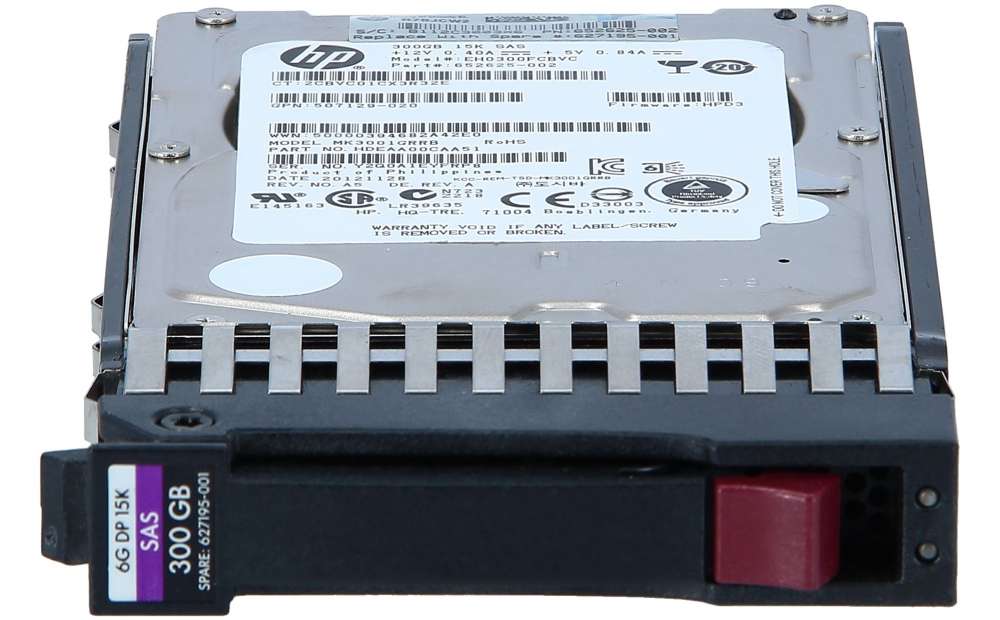 HP - 627195-001 - 300GB hot-plug dual-port SAS HDD 300GB SAS