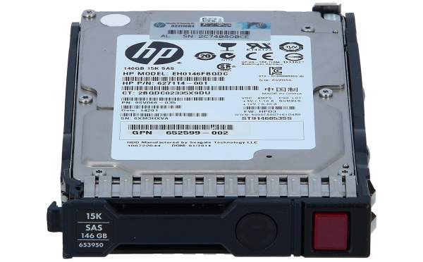 HPE - EH0146FARUB - EH0146FARUB HP 146GB 15K 6G SFF SAS SC HDD - Festplatte - Serial Attached SC