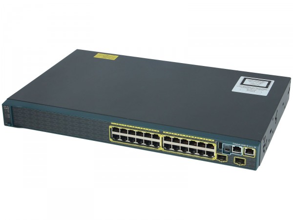 Cisco - WS-C2960S-24PD-L - Catalyst 2960S 24 GigE PoE 370W, 2 x 10G SFP+ LAN Base