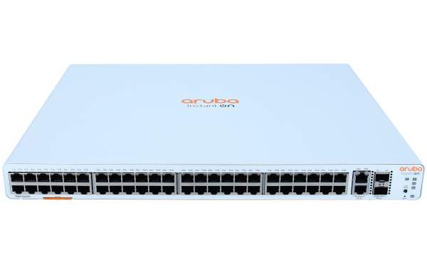 HP - JL808A#ABB - Aruba Instant On 1960 48G 2XGT 2SFP+ Switch - L2+- smart - 48 x 10/100/1000 + 2 x 10 Gigabit SFP+ + 2 x 10 Gigabit Ethernet - rack-mountable