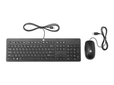 HP - T6T83AA#ABD - Slim - Tastatur-und-Maus-Set - USB