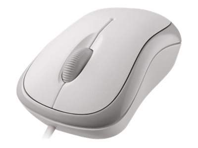 Microsoft - 4YH-00008 - Basic Optical Mouse (bulk) (white)