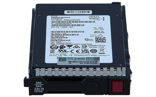 HPE - P37017-B21 - Mixed Use Value - SSD - 3.84 TB - Hot-Swap - 2.5" SFF (6.4 cm SFF)