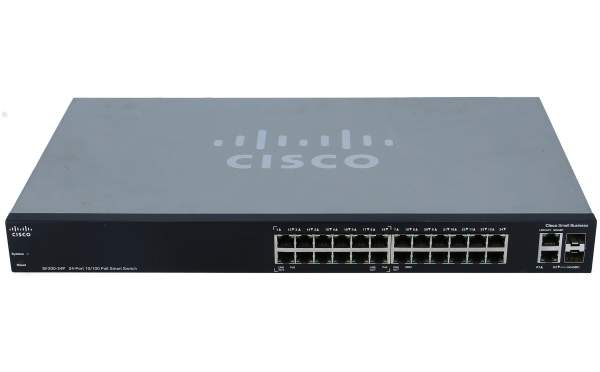 Cisco - SF200-24P - Switch Small Business 200 Series - 24 ports 10/100 Mbps + 2 ports SFP Gigabi