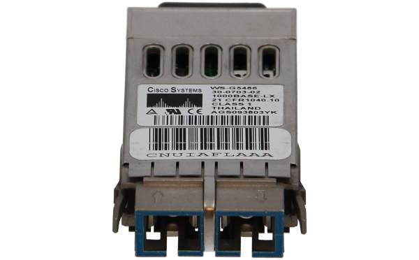 Cisco - WS-GAC5486 - GBIC transceiver module - GigE - 1000Base-LX - 1000Base-LH - SC - up to 10 km - 1300 nm - for Catalyst 29XX