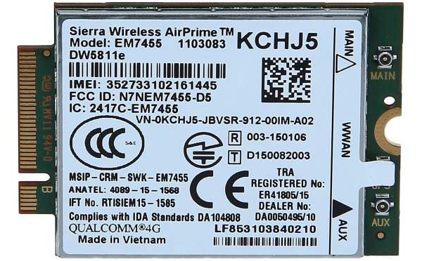 DELL - EM7455 - Dell Wireless 5811e - Kit - drahtloses Mobilfunkmodem