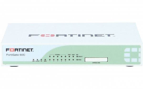 FORTINET - FG-60C - Fortinet FortiGate 60C Multi-threat Security Appliance - 8 Port