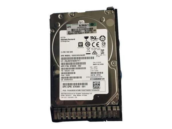 HPE - 881507-001 - 2.4TB 12G 10K SFF SAS SC**** - Disco rigido - Serial Attached SCSI (SAS)