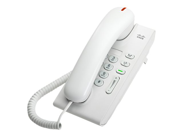 CP-6901-WL-K9 Slimline Handset White Cisco UC Phone 6901 