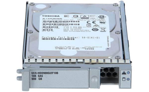 Cisco - UCS-HDD900GI2F106= - 900GB 2.5" 10k 6GB SAS HP 900GB SAS Interne Festplatte