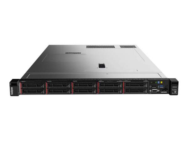 Lenovo - 7X02A0HAEA - ThinkSystem SR630 7X02 - Server - rack-mountable - 1U - 2-way - 1 x Xeon Silver 4215R / 3.2 GHz - RAM 32 GB - SAS - hot-swap 2.5" bay(s) - no HDD - Matrox G200 - no OS - monitor: none