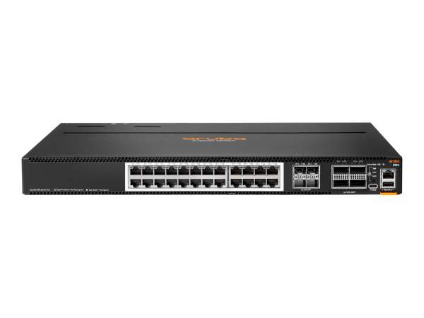 HPE - R9W88A - Aruba Networking CX 8100 - Switch - L3 - Managed - 24 x 100/1000/2.5G/5G/10GBase-T + 4 x Gigabit SFP / 10 Gigabit SFP+ + 4 x 40 Gigabit QSFP+ / 100 Gigabit QSFP28 - front to back airflow - rack-mountable