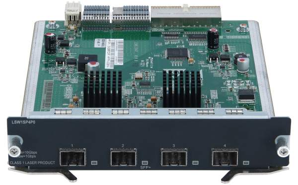 HPE - JC091A - 5800 4-port 10GbE SFP+ Module Schnelles Ethernet Netzwerk-Switch-Modul