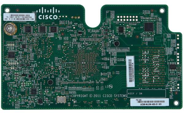 Cisco - UCSB-MLOM-40G-01= - UCSB-MLOM-40G-01= - Interno - Cablato - PCI Express - Fibra - 10000 Mbit/s