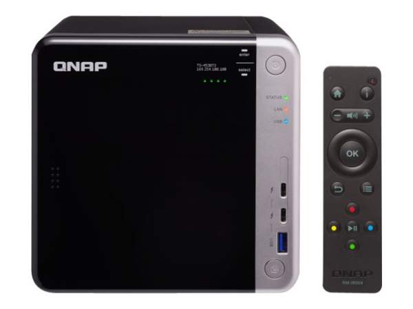 QNAP - TS-453BT3-8G - NAS server - 4 bays - SATA 6Gb/s - RAID 0 1 5 6 10 - JBOD - RAM 8 GB - Gigabit