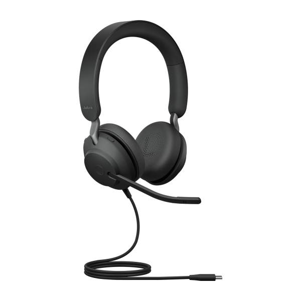 Jabra - 24089-989-899 - Evolve2 40 UC Stereo - Headset - On-Ear - kabelgebunden - USB-C - Geräuschis