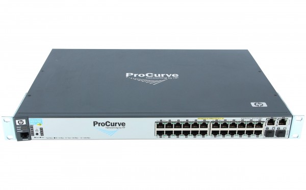 HPE - J9087A - ProCurve 2610-24-PoE Switch - Switch - 1.000 Mbps - 24-Port 1 HE - Extern, Rack-M