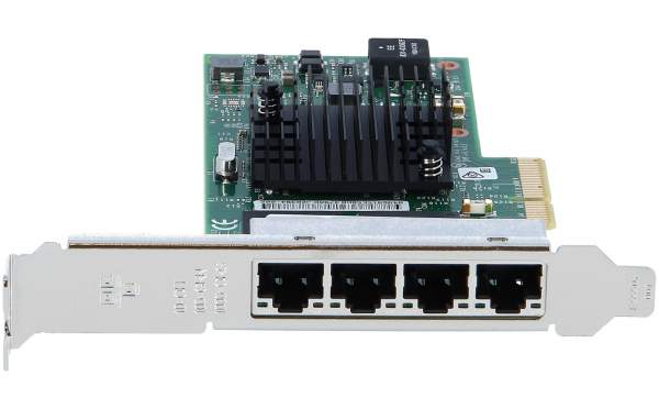 HP - W8X25AA - Intel I350-T4 - Netzwerkadapter - PCIe 2.1 x4 Low Profile