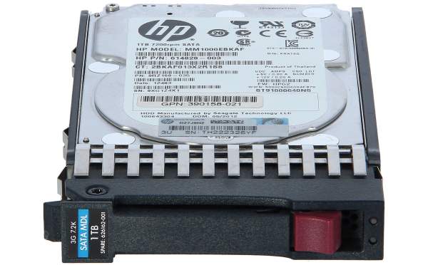 HPE - 626162-001 - HP 1TB 3G SATA 7.2K 2.5IN MDL HDD