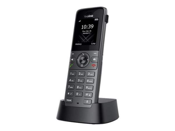 Yealink - W73H - Cordless extension handset with caller ID - DECT\CAT-iq - 3-way call capability - space grey