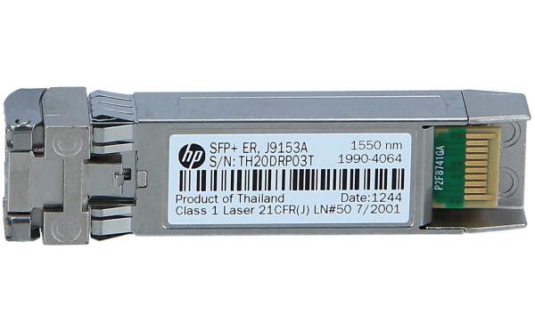 HPE - J9153A - X132 - SFP+ transceiver module - 10 GigE - 10GBase-ER - LC - bis zu 40 km - 1550 nm