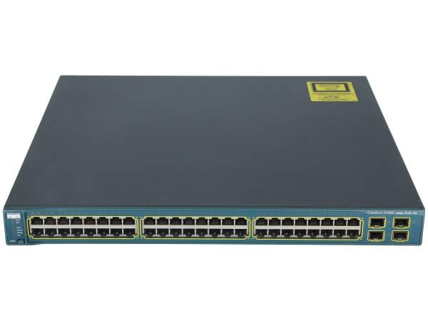 Cisco - WS-C3560G-48PS-S - Catalyst 3560 48 10/100/1000T PoE + 4 SFP Standard Image