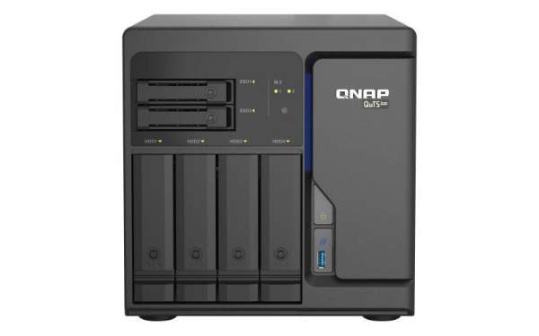 QNAP - TS-H686-D1602-8G - NAS server - 6 bays - SATA 6Gb/s - RAID 0 1 5 6 10 50 - JBOD - RAM 8 GB -