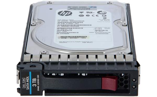 HPE - 628059-S21 - 628059-S21 HP 3TB 7.2K 3G MDL LFF SATA HDD - Festplatte - Serial ATA