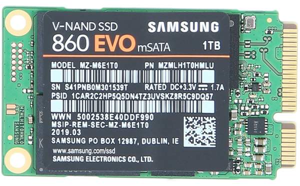 Samsung - MZ-M6E1T0BW - Samsung 860 EVO MZ-M6E1T0BW - 1 TB SSD - intern