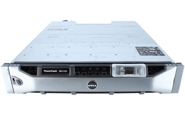 Dell - MD1220 - PowerVault MD1220 - Configure To Order - 24 x 2.5" - 2 x SAS 6G Controllers - 2 x 600W PSU