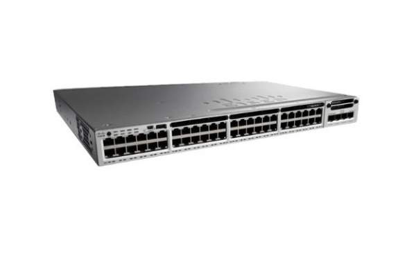 Cisco - WS-C3850-48F-E - Catalyst WS-C3850-48F-E - Gestito - L3 - Gigabit Ethernet (10/100/1000) - Supporto Power over Ethernet (PoE)