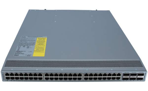 Cisco - N9K-C93108TC-FX - Nexus 93108TC-FX - Switch - L3 - Managed - 48 x 10GBase-T + 6 x 40 Gigabit