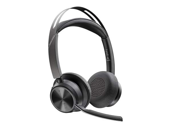 Poly - 213729-01 - Voyager Focus 2 Office - Headset - On-Ear - Bluetooth - kabellos - aktive Rauschu