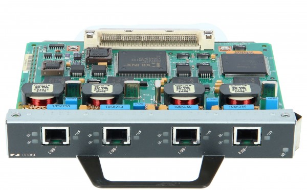 Cisco - PA-4B-U= - 4-Port BRI Port Adapter, U Interface