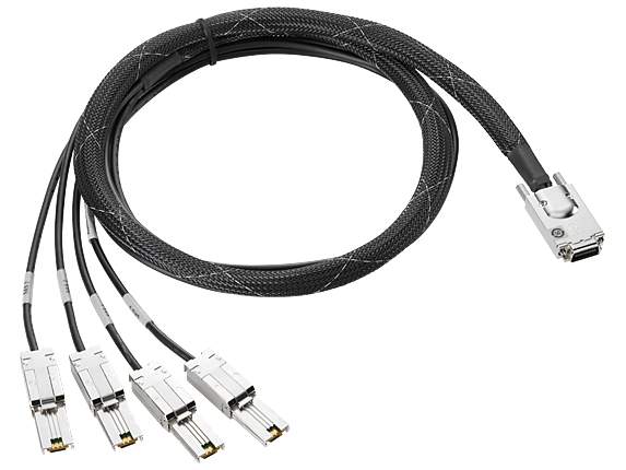HPE - K2R02A - Fanout Cable - Externes SAS-Kabel - 4-Lane