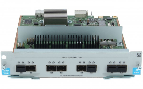 HPE - J9538A - 8-port 10-GbE SFP+ v2 zl - 10 Gbit/s - 0 - 40 °C - 261,62 x 206,5 x 44,45 mm - 950 g