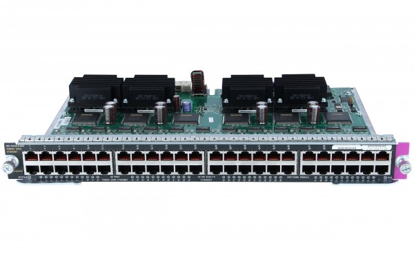 Cisco - WS-X4248-RJ45V - Catalyst 4500 PoE 802.3af 10/100, 48-Ports (RJ45)