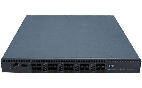 HPE - AK242B - 8/20q Fibre Channel Switch - Switch - 340.000 Mbps - 16-Port 1 HE - Rack-Modul