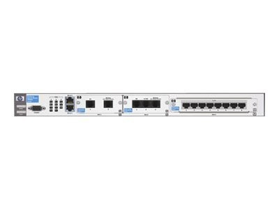 HPE - J8753A - ProCurve SECURE ROUTER 7203DL - Router - 10,1 Gbps - 10-port 3 he - Modulo rack