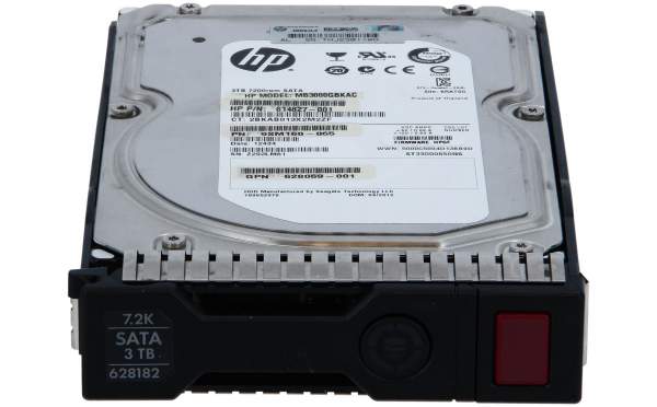 HPE - 628182-001 - 3TB SATA HDD 3000GB SATA Interne Festplatte