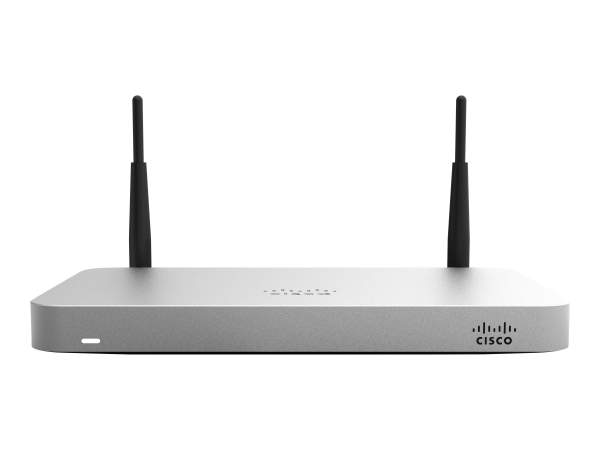 Cisco - MX64W-HW - Meraki MX64W Cloud Managed - Security appliance - GigE - Wi-Fi 5 - 2.4 GHz - 5 GHz