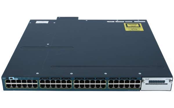Cisco - WS-C3560X-48PF-S - Catalyst 3560X-48PF-S - Gestito - L3 - Gigabit Ethernet (10/100/1000) - Supporto Power over Ethernet (PoE) - Montaggio rack - 1U