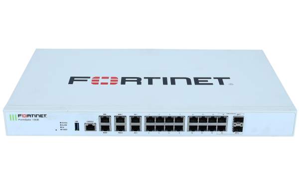 Fortinet - FG-100E-BDL-950-12 - FortiGate-100E Hardware plus 1 Year 24x7 FortiCare and FortiGuard Unified Threat Protection (UTP)