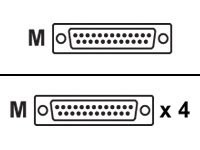 Cisco - CAB-HD4-232MT= - High Density 4-port EIA-232 Cable, Male, DTE