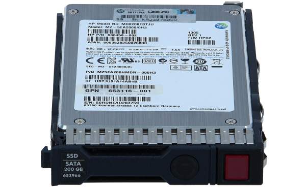 HPE - 636458-002 - HPE 3.5 200GB Serial ATA 3G - Solid State Disk - Serial ATA