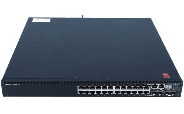 DELL - 210-APXC - EMC Networking N3024EP-ON - Switch - L3 - Managed - 24 x 10/100/1000 (PoE+) + 2 x 10 Gigabit SFP+ + 2 x combo Gigabit SFP