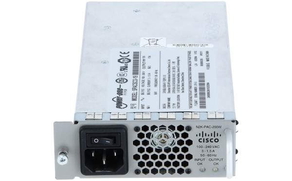 Cisco - N2K-PAC-200W= - Nexus 2000 FEX 1GE 200W Power supply 200W Netzteil